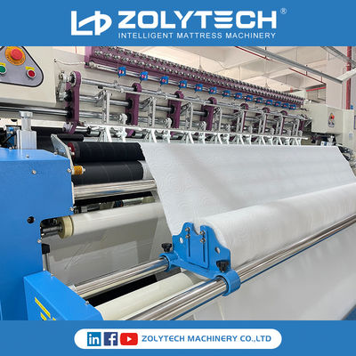 सीई हाई स्पीड कम्प्यूटरीकृत गद्दे मशीन 350 मील प्रति घंटे Zolytech Quilting सिस्टम