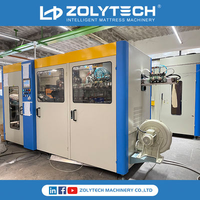 ZOLYTECH ZLT-PSD180 ऊंचाई 100-250 मिमी पॉकेट स्प्रिंग कोइलिंग मशीन 180 पीसी / मिनट गद्दा नेट के लिए