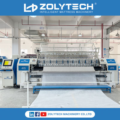 डुवेट के लिए ZOLYTECH कम्प्यूटरीकृत लॉक स्टिच मल्टी नीडल क्विल्टिंग मशीन