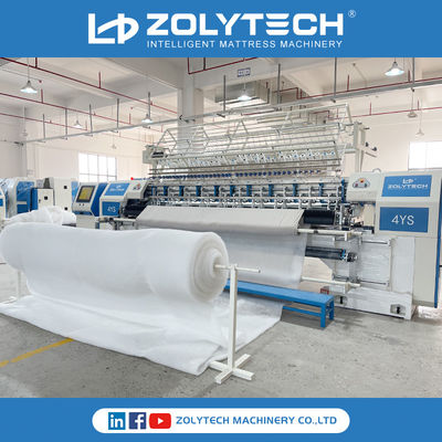 घरेलू रजाई रजाई बनाने की मशीन ZOLYTECH स्वचालित मल्टी नीडल रजाई बनाने की मशीन
