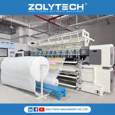 गद्दे की क्विल्टिंग मशीन ZOLYTECH उद्योग कपड़े के लिए क्विल्टिंग मशीन