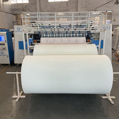 ZOLYTECH गद्दे की मशीनरी बहु-सुई Quilting मशीन Quilts के लिए चेन सिलाई WV12 1200rpm