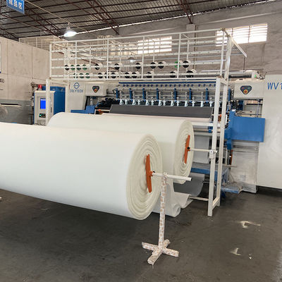 WV12 1200rpm बहु-सुई क्विल्टिंग मशीन क्विल्ट्स के लिए चेन सिलाई ZOLYTECH गद्दे मशीनरी