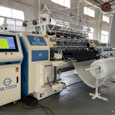 स्वचालित बहु सुई Quilting मशीन कम्प्यूटरीकृत प्रणाली 500-1100rpm शटल ​​मशीन 4.0KW