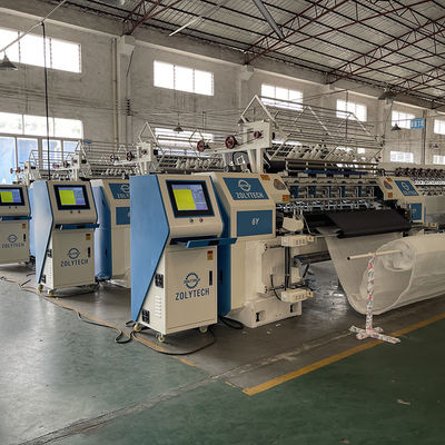 गद्दे 60-150 मीटर / एच हाई स्पीड के लिए कम्प्यूटरीकृत लॉक सिलाई मल्टी सुई क्विल्टिंग मशीन