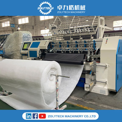 ZOLYTECH औद्योगिक Quilting मशीन मशीन गद्दे बहु सुई Quilting मशीन